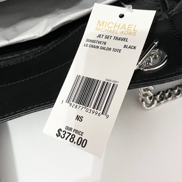 🆕☑️NEW☑️MK chain shoulder tote bag/shoulder bag🆕black - Picture 9 of 9